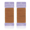 Small Hair Scrunchies Pony Tails Hair Ties Hair Elastics Bands for Women’s Girl’s Thin Thick Longhair No Metal No Damage 1/8 Inch 50 Pieces (Ginger)