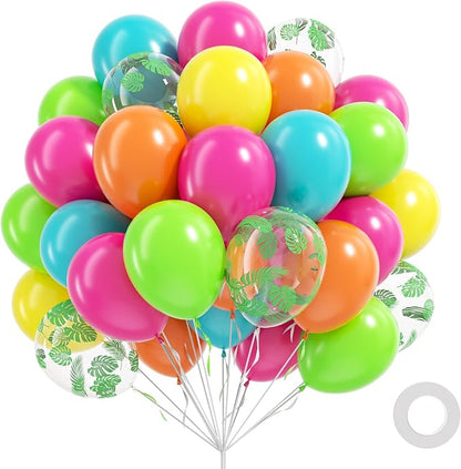 60pcs Tropical Balloons 12inch by Unknown