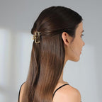 CWJCYTNSN Small Gold Hair Clips, 10Pcs Metal Hair Claw Clips for Women Thick Thin Hair, Non-Slip Hair Clips for Women and Girls, Strong Hold Hair Accessories
