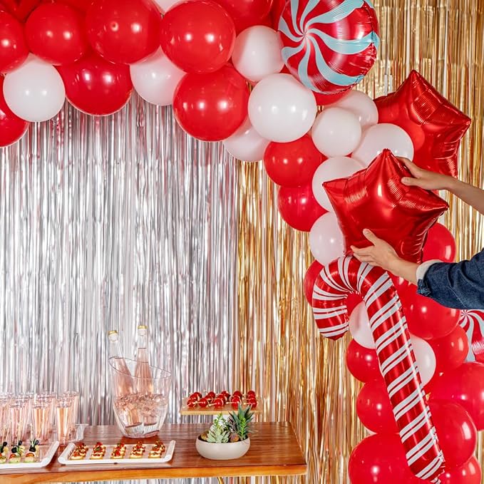 Restaurantware-Balloonify Christmas Balloon Arch Kit, 1 Holiday Decoration Kit - Image 5