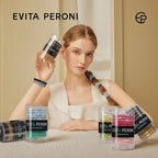 EVITA PERONI 12 Pcs Hair Ties, High Elastic Ponytail Holders, Hair Ties No Damage for Thick Curly Hair Women Men (Berry Coulis)