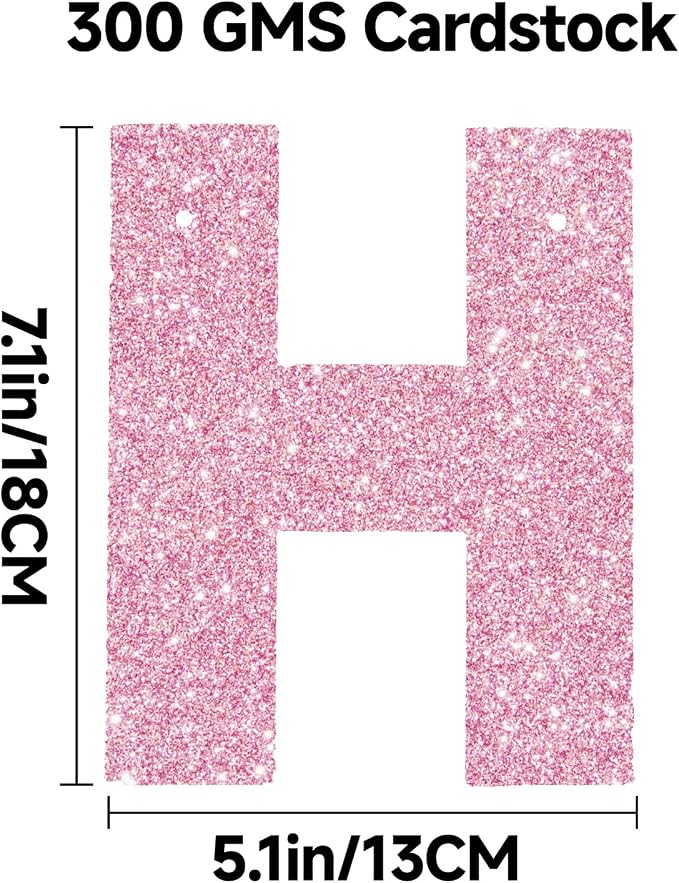 Alynta Happy Birthday Banner Pre-Strung Glitter Birthday Party Decorations | NO - Image 2