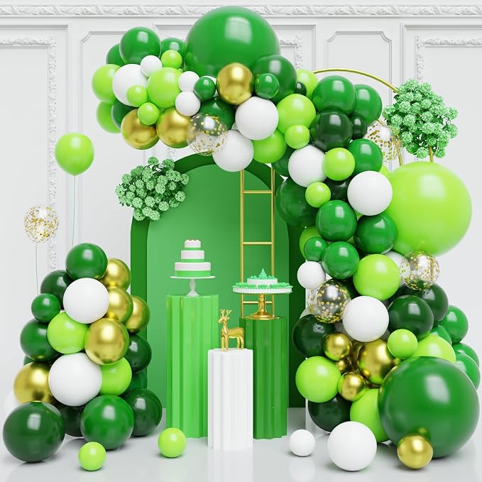 Green Balloons Arch Kit by FQZYLCH