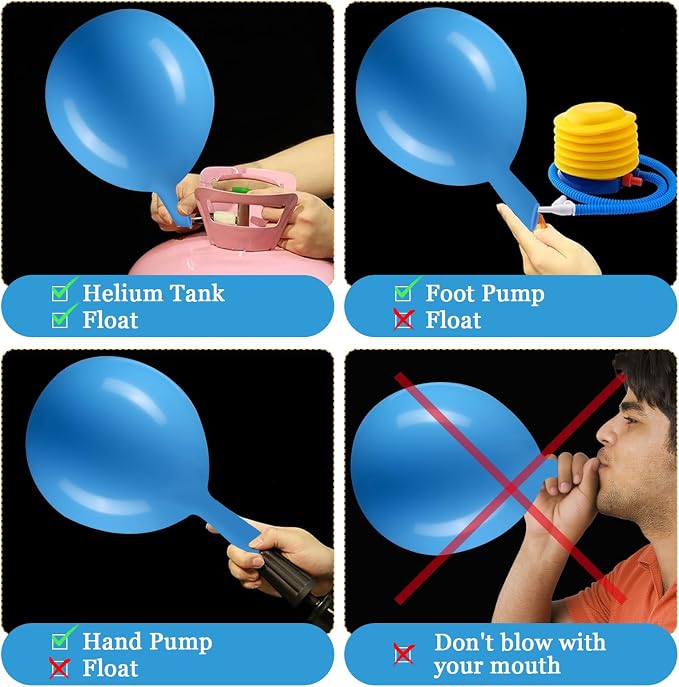 Gejoy 24 Pcs Pool Giant Balloons 36/24/18 Inch Jumbo Large Big Latex Balloons - Image 2