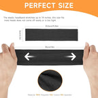 Workout Headbands for Women Non Slip - 8PCS Elastic Sport Head Bands for Women's Hair, Sweat Headband for Athletic Yoga Running Gym