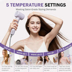 Hair dryers for Women,Blow Dryer Low Noise,Ionic Technology, High-Speed Negative ion Hair Dryer (Purple)
