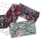 Boho Headbands Wide Knot Hair Band Elastic Turban Head Band Stretch Twist Head Wraps Fashion Hair Accessories for Women 3 Pcs (Set F)