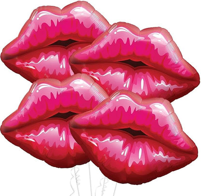 KatchOn Red Lip Foil Balloon 30 Inch by KatchOn