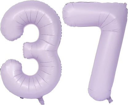 40 In Matte Purple Number Balloons Helium Foil Mylar Balloon Digital 37 | by Exquisitehighqualitypartydecorationstomeetyoureveryneed%EF%BC%81