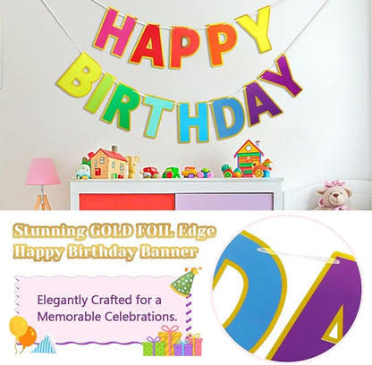 Pre-Strung Happy Birthday Banner - Image 3