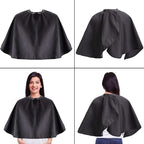 Noverlife Makeup Cape Shortie Makeover Bib Beauty Salon Smock for Clients Comb-out Beard Shaving Hairdressing Shampoo Cape