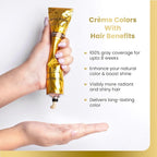 MOEHAIR Hair Coloring Kit | 9N Permanent Hair Color (Very Light Blonde), 20 Volume Developer 6%, Coloring Brush, Gloves & Mixing Bowl | Keratin Infused Color | Gray Coverage | Adds Shines & Softness