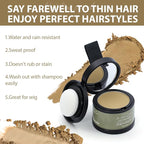 2 Pack Hairline Powder for Women and Men, Used to Root Touch Up Hair Color, Thinning and Gray Hair Coverage and Bald Spots Coverage, Blonde