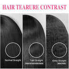 Affordable 14 Inch Yaki Straight Clip ins Human Hair Brazilian Yaki Straight Clip in Hair Extensions Unprocessed Virgin Hair clip on Hair Extensions 8Pcs Per Set 120G