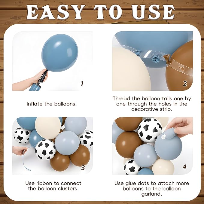 Western Cowboy Balloon Garland Arch Kit - Image 3