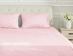 Sunflower Queen Pillowcases Set of 2, 100% Cotton Queen Pillow Cases 2, 20×30 inches Dark Pink, Soft and Breathable