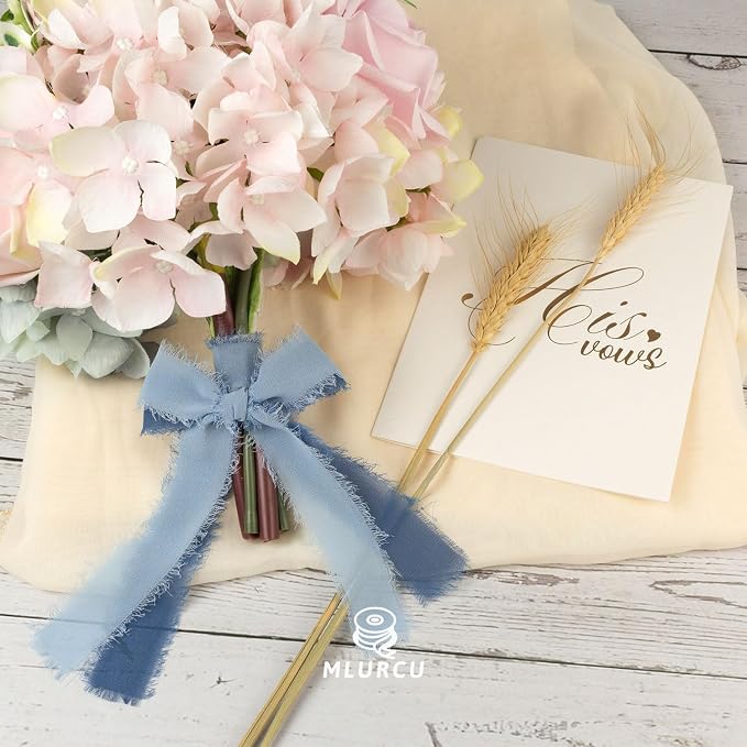 Handmade Fringe Chiffon Silk Ribbon - Image 4