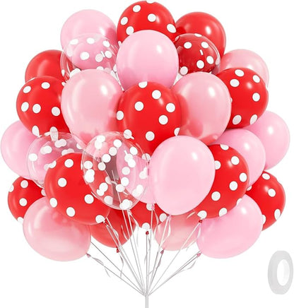 60pcs Strawberry Balloons 12inch by Leraqertra