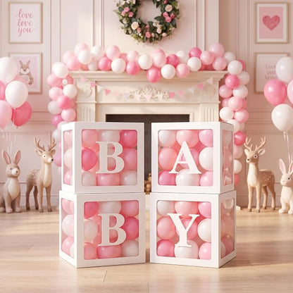 8 Pcs Clear Balloon Boxes for Party Decorations, Transparent Balloon Boxes - Image 7