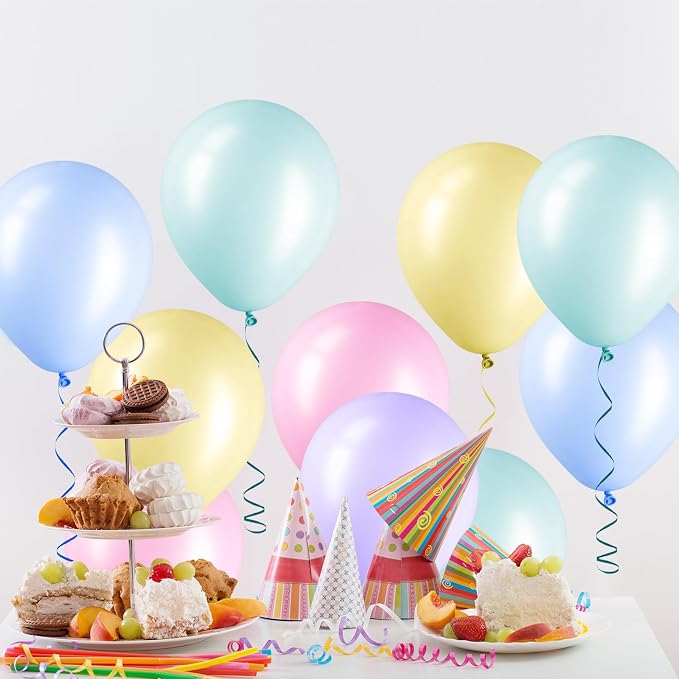 Gejoy 120 Pcs 12'' Pastel Party Balloons - Image 6