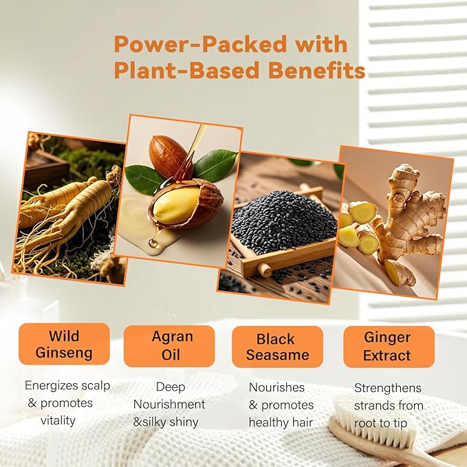 Red Hair Dye Shampoo 3 in 1, Semi-Permanent Burgundy Hair Dye, Works in Minutes, Instant Hair Color Shampoo for Women Men, Champu Para Pintar el Pelo, Champu Para Canas, Easy to Use 16.90 Fl Oz
