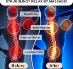 Wooden Scalp Massager for Hair Growth｜Full Body Massage Tool｜Scalp Brush｜Gua Sha｜Portable Massage Tool