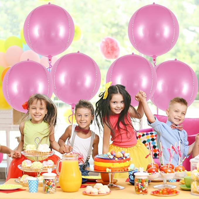 AIQINHU Metallic Pink Balloons, Bridal Shower, Valentine's Day & Anniversary - Image 6
