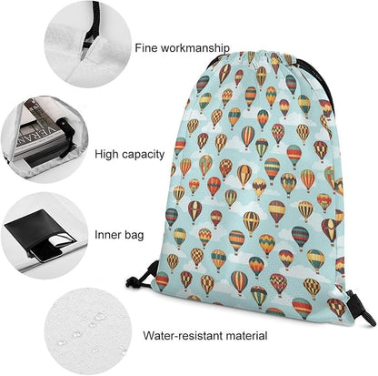 Large Capacity Beam Bag Drawstring Backpack - Image 4