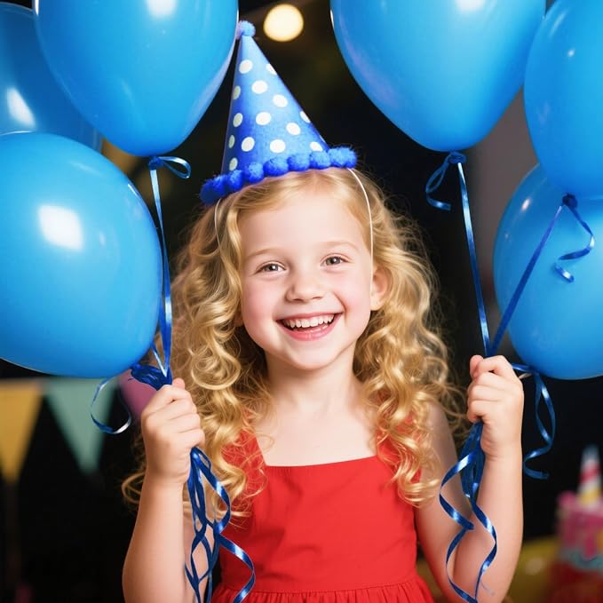 500 Yards Curling Ribbon, 1/5 Inch Shining Blue Ribbon, Balloon String - Image 5