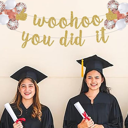 ENILSA Woohoo You Did It Banner, We are So Proud of You, Congrats Grad 2024 - Image 3
