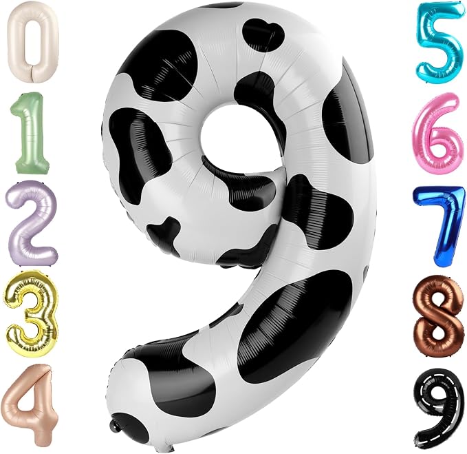Number 9 Balloons 40 Inch for 9 19 Birthday Party Decorations, by Mluchee