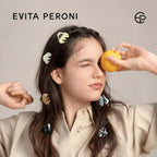 EVITA PERONI Small Hair Clips, Mini Hair Clip for Hair, Little Tiny Claw Clips for Women Girls Half Updo, Elegant Black
