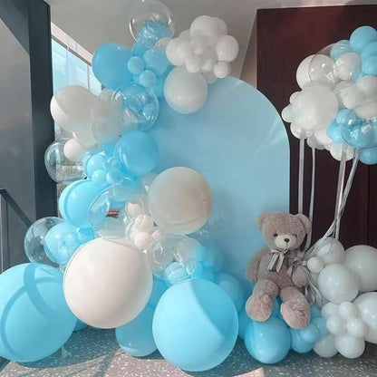 Voircoloria 105pcs Pale Aqua Party Latex Balloons, 12inch | - Image 5
