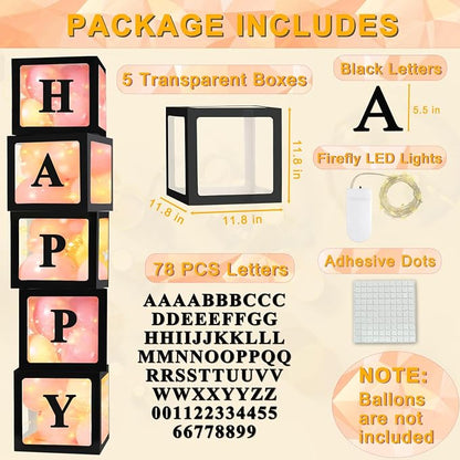 Ledido Transparent Balloon Boxes - Image 3