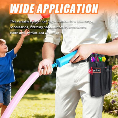 Multi-Pocket Balloon Organizer Portable Balloon Storage Bag Adjustable Tools - Image 2