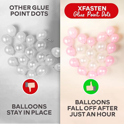 XFasten Balloon Glue Point Dots Clear, Balloons Arch Tape Adhesive | Craft Tape - Image 4