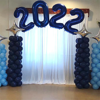 40 Inch Balloon Number 0 Navy Blue, Large Foil Dark Blue Number Balloons Set 0-9 - Image 5