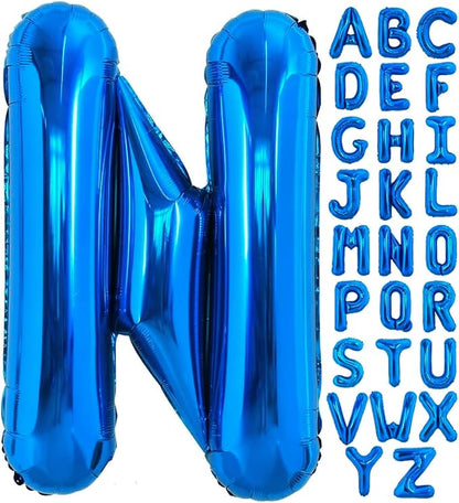 Blue Letter N Balloon, N Balloons Letter by BBPOOL