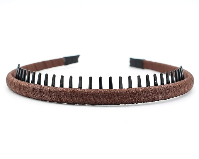 Fashion hair Accessories Hair band headbands for women/Girls Non-slip hairband Comfy Hair Hoop Resin teeth Comb (4 Colors)