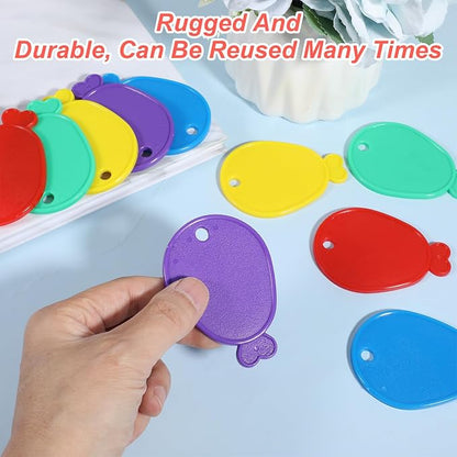 100 Pcs Plastic Colorful Weights, Balloons Pendants - Image 4