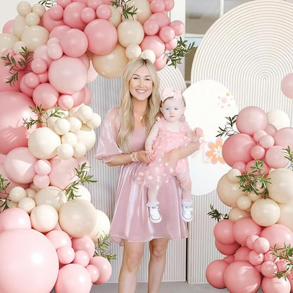 Pink Balloon Arch Kit for Baby Shower Bridal Shower Birthday Decorations | - Image 5