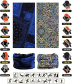 Neck Gaiter Headband Headwear Head Wrap Face Mask Magic Scarf Bandana for Men and Women
