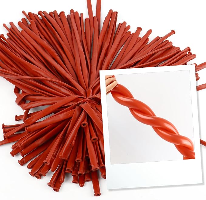 Rich Red 260 Balloons - Image 4