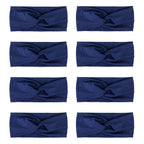 DRESHOW Headbands for Women Girls Vintage Headband Knotted Headwraps Criss Cross Hair Bands Accessories