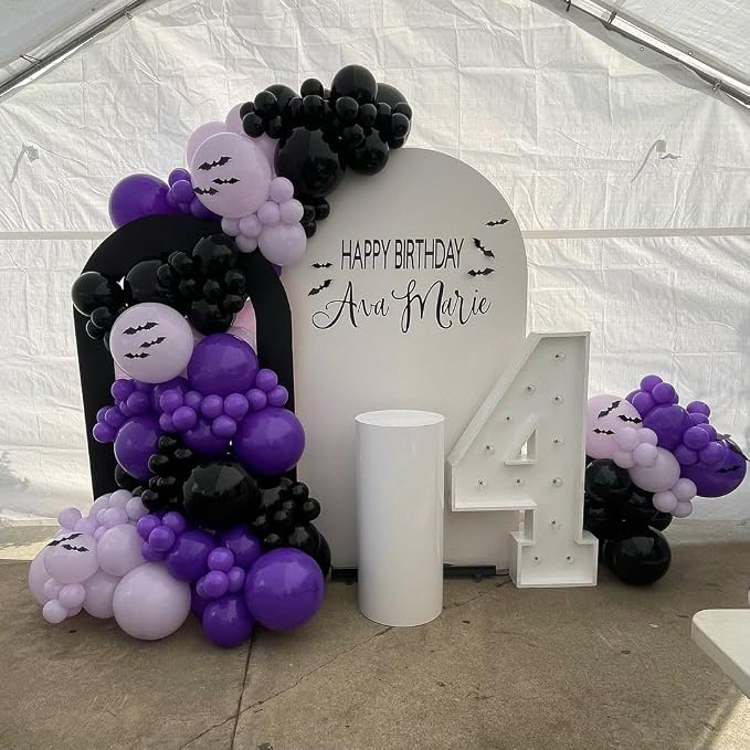 KBZVNAF Dark Purple Latex Party Balloons 50 Pack 12 inch | Purple Helium Matte - Image 6