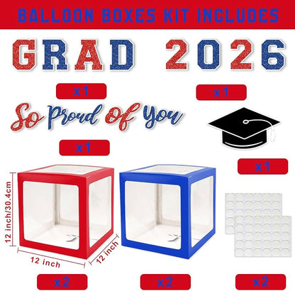 2026 Graduation Decorations, Balloons Boxes - Image 2