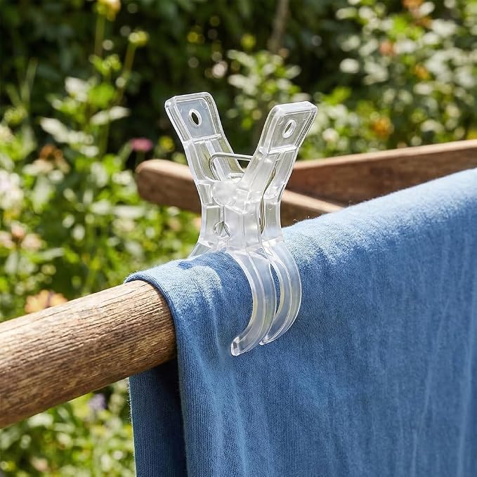 10 Pack Balloon Arch Clips, 3.5 Inch Plastic Transparent Backdrop Balloon Clamps - Image 6