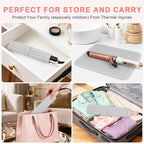 AMIJEAL Oversize Silicone Heat Resistant Mat for Hair Tools, Curling Iron Flat Iron Hair Straightener Holder Mat, Portable Hot Tools Cover Pad for Travel Vanity Salon(14.2" x 11.0")