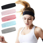 Workout Headbands Non Slip Headband Sport Headbands Sweatbands Elastic Sport Hair Bands for Sports Travel Indoor Fitness Gym