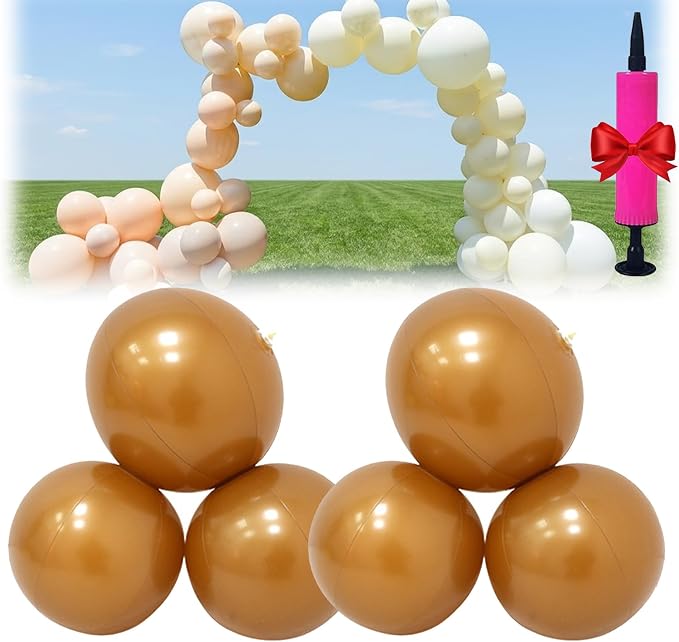 Reusable Inflatable Balloon Garland Arch Kit, 18ft 3/7 PCS Linked Pvc Balloons by Unknown
